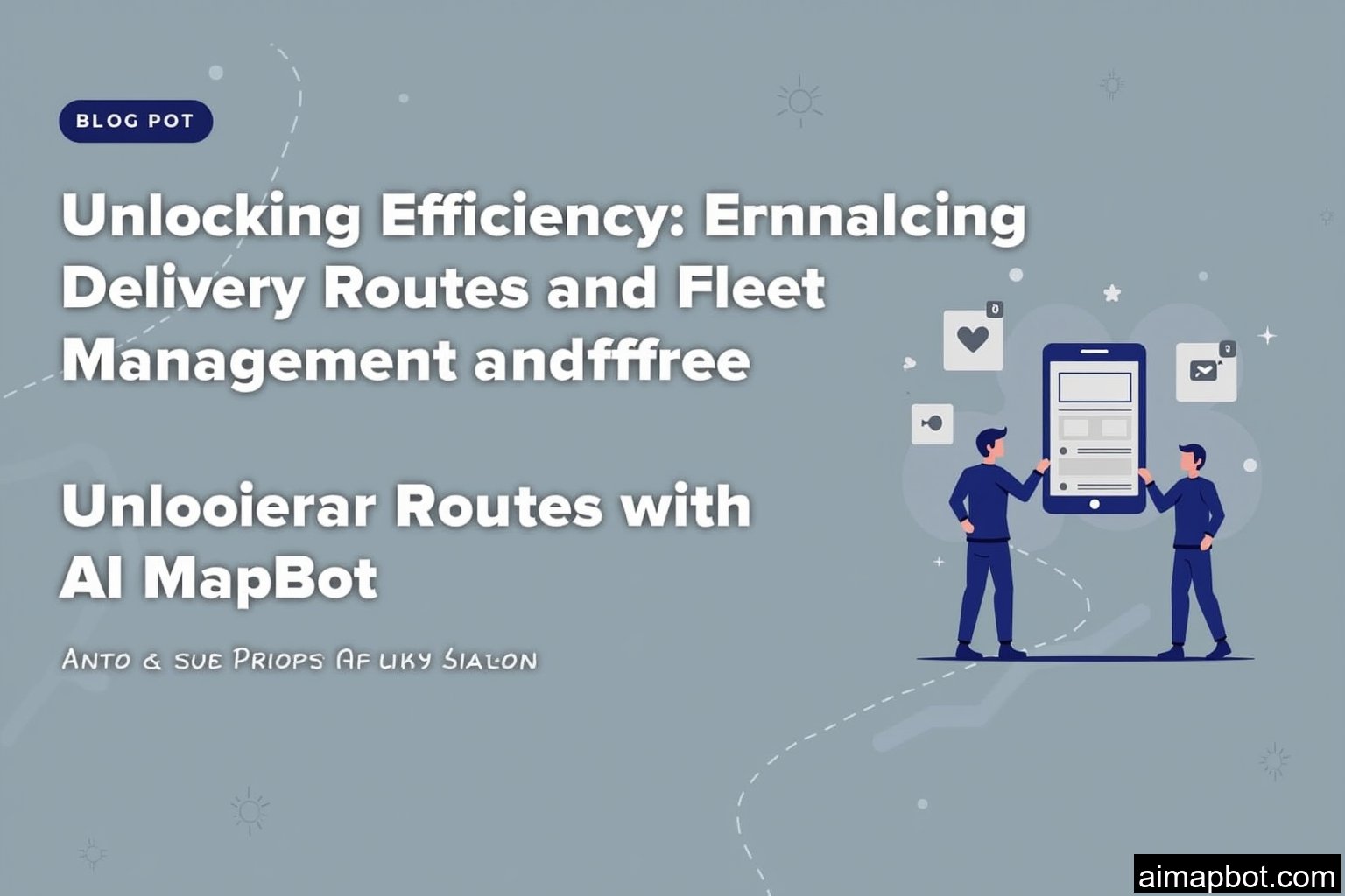 Unlocking Efficiency: Enhancing Delivery Routes and Fleet Management with AIMapBot